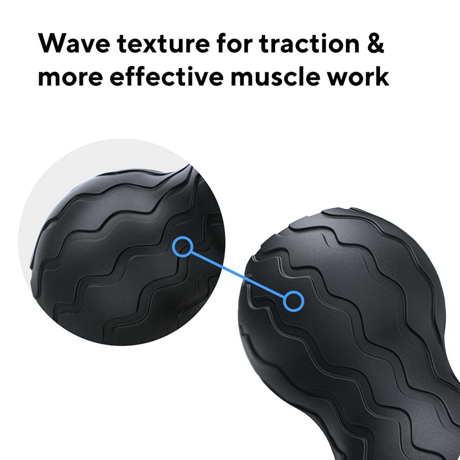 Therabody Theragun Wave Duo Neck & Spine Massager (Silicon Material, Bluetooth Connectivity, Black)_6
