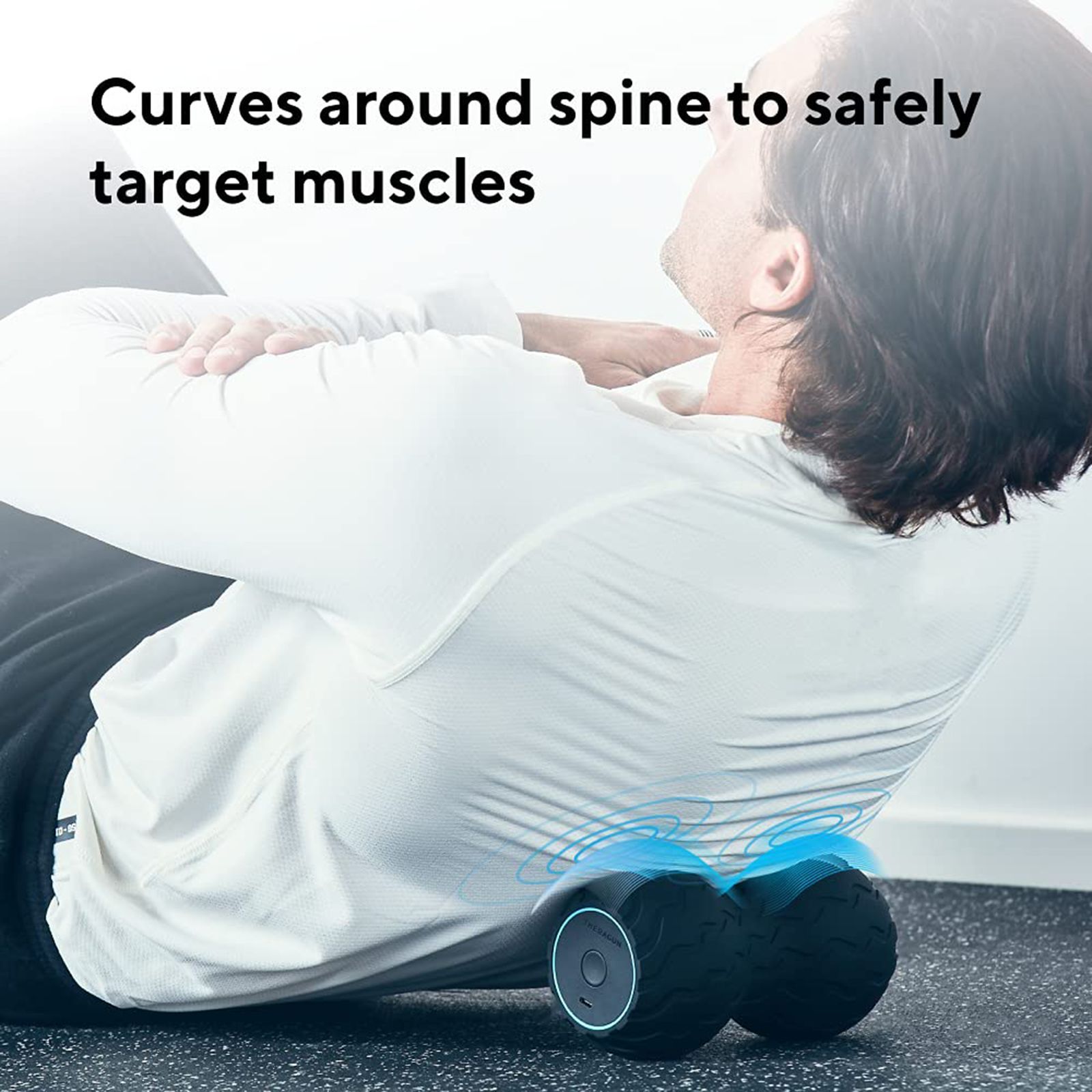 Therabody Theragun Wave Duo Neck & Spine Massager (Silicon Material, Bluetooth Connectivity, Black)_12