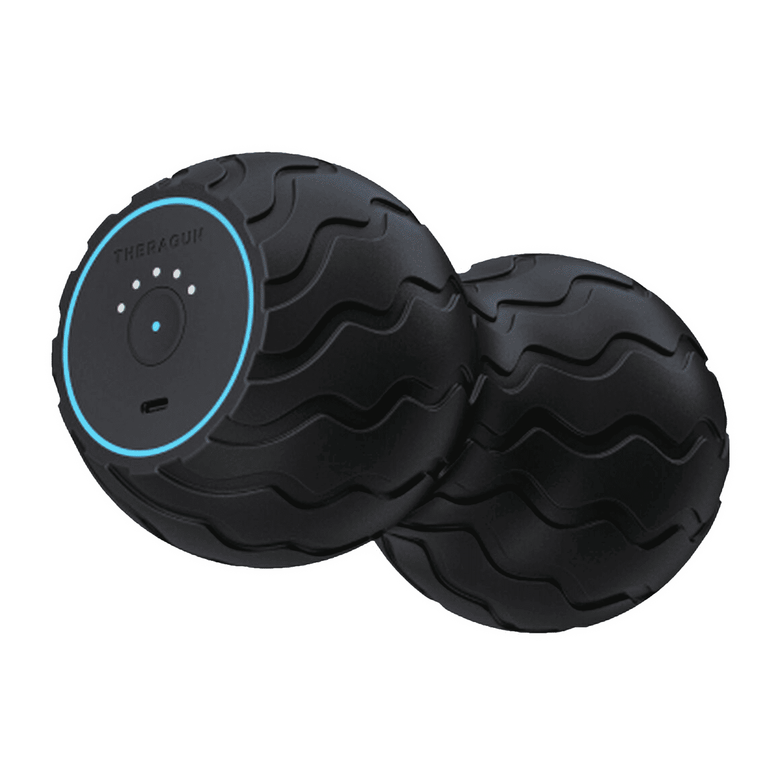Therabody Theragun Wave Duo Neck & Spine Massager (Silicon Material, Bluetooth Connectivity, Black)_1