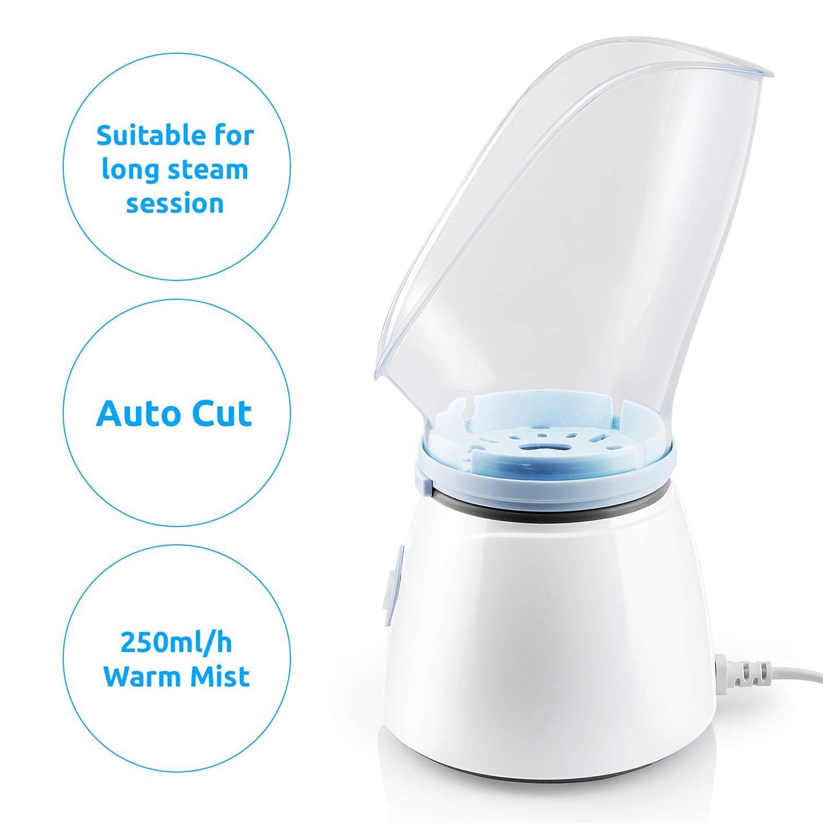 WARMEX Live Safe Facial Steamer (Non-Slip Feet, LS-FSV05, White)_6