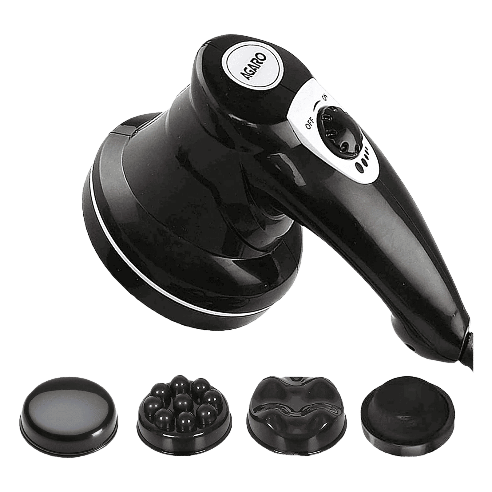 AGARO Atom Full Body Massager (Variable Speed Control, 33225, Black)_1