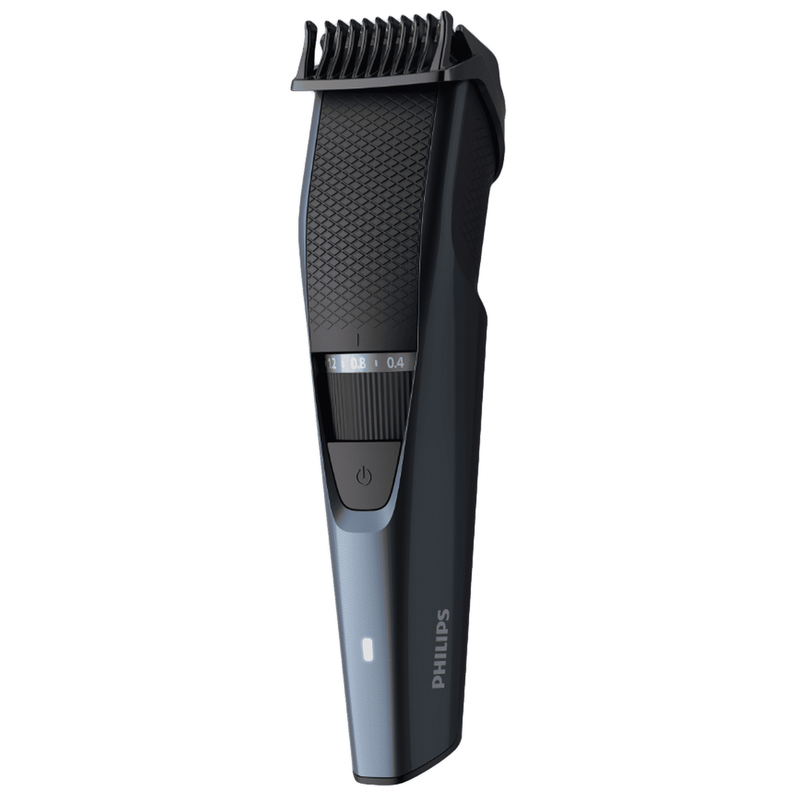 PHILIPS 3000 Series Rechargeable Cordless Wet & Dry Trimmer for Beard & Moustache with 20 Length Settings for Men (60min Runtime, LED Charge Indicator, Blue)_1