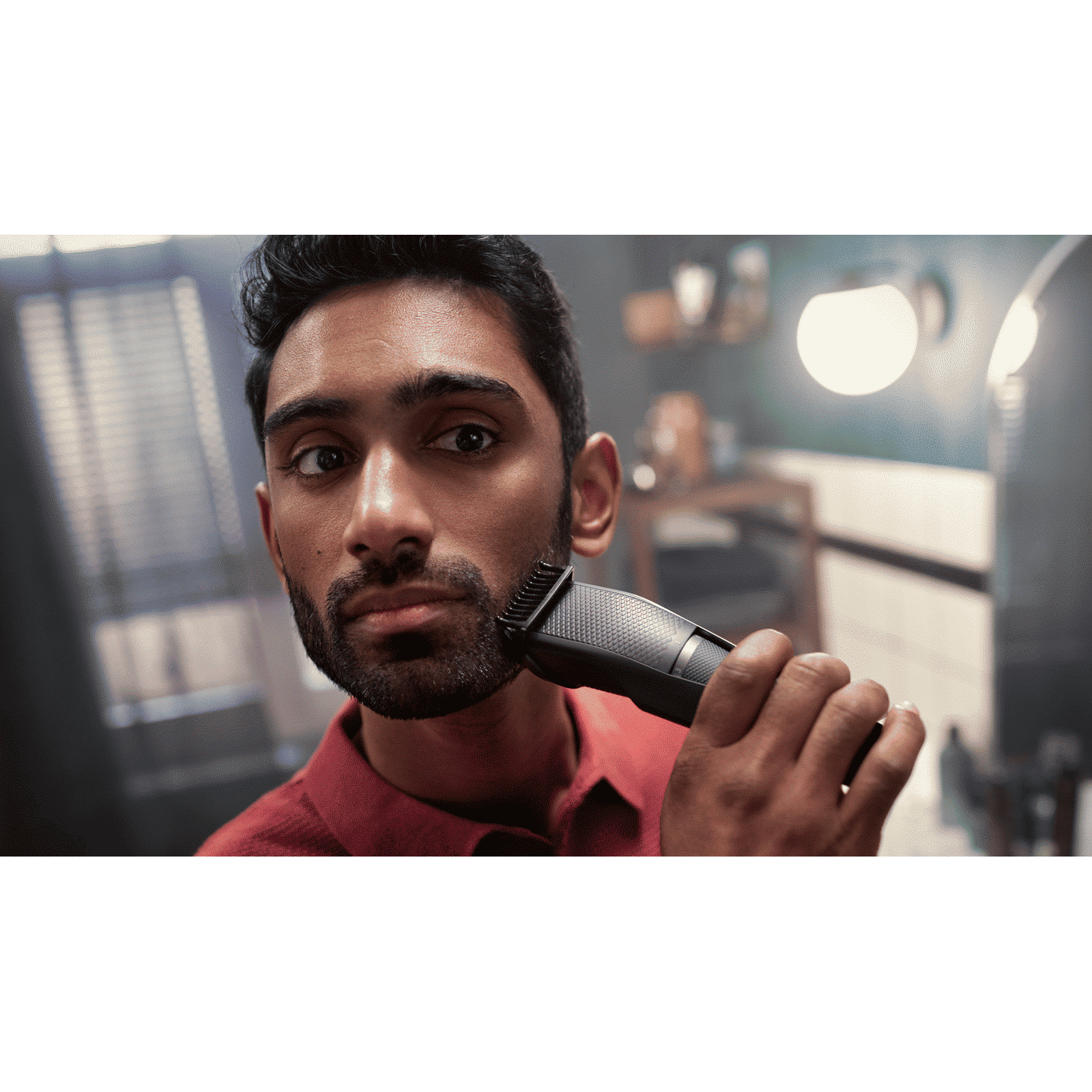 PHILIPS BT3302/15 Rechargeable Cordless Dry Trimmer for Beard and Body with 10 Length Settings for Men (60mins Runtime, Stainless Steel Blade, Black and Grey) PHILIPS BT3302/15 Rechargeable Cordless Dry Trimmer for Beard and Body with 10 Length Settings for Men (60mins Runtime, Stainless Steel Blade, Black and Grey)_8