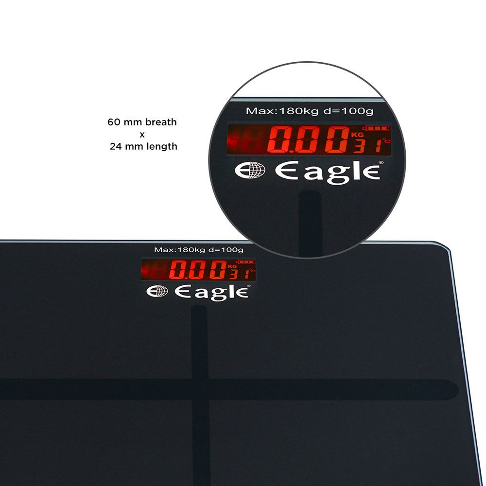 Eagle Electronic Weighing Scale (Battery Powered, Auto On, EEP1000A, Black)_11