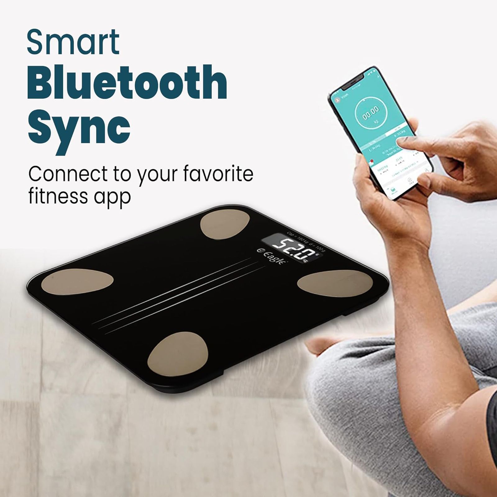 Eagle Weight Scale (15 Vital Body Parameteres, EEP1001A, Black)_8