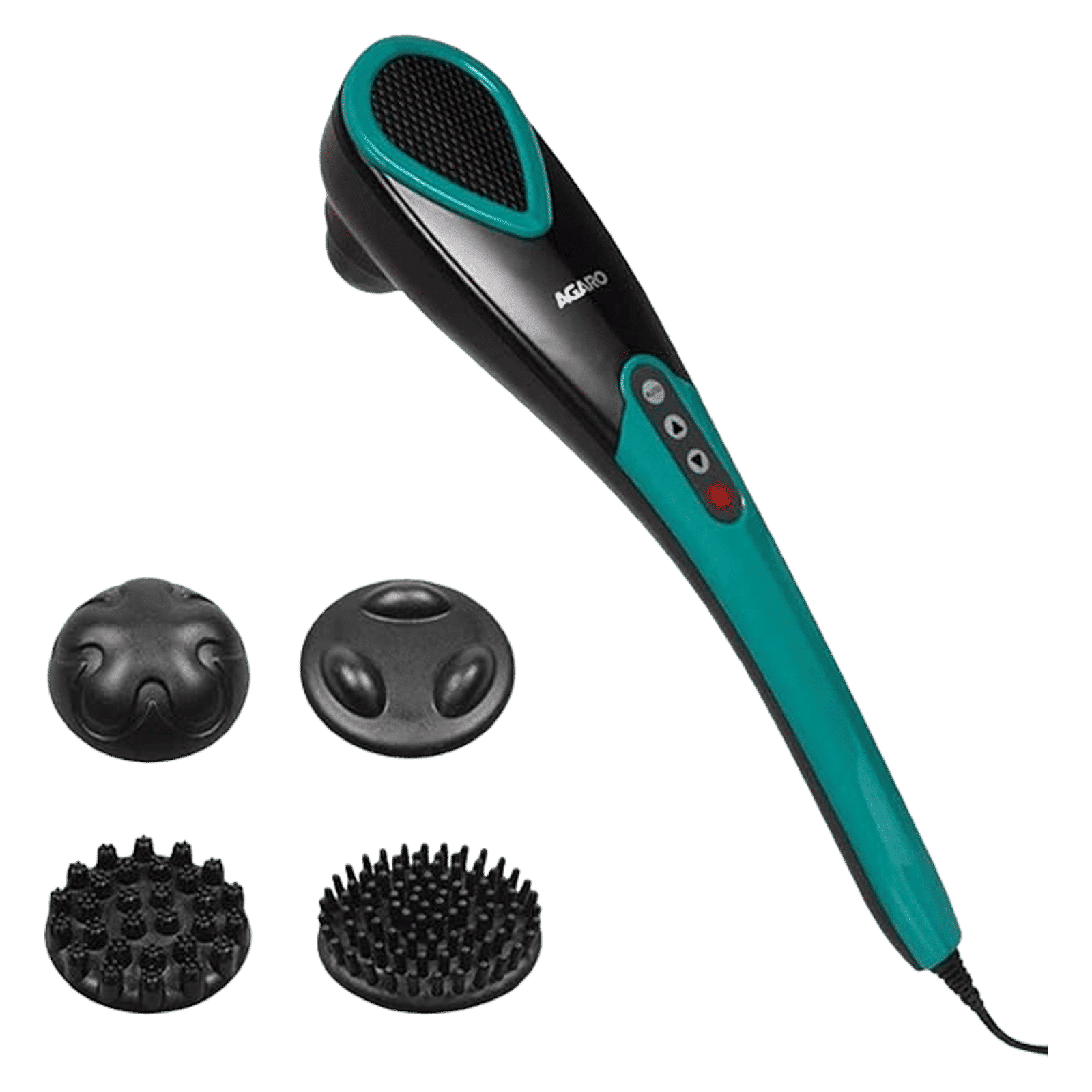 AGARO Comfort Full Body Massager (Percussion Technology, 5 Massage Modes, 33322, Green and Black)_1
