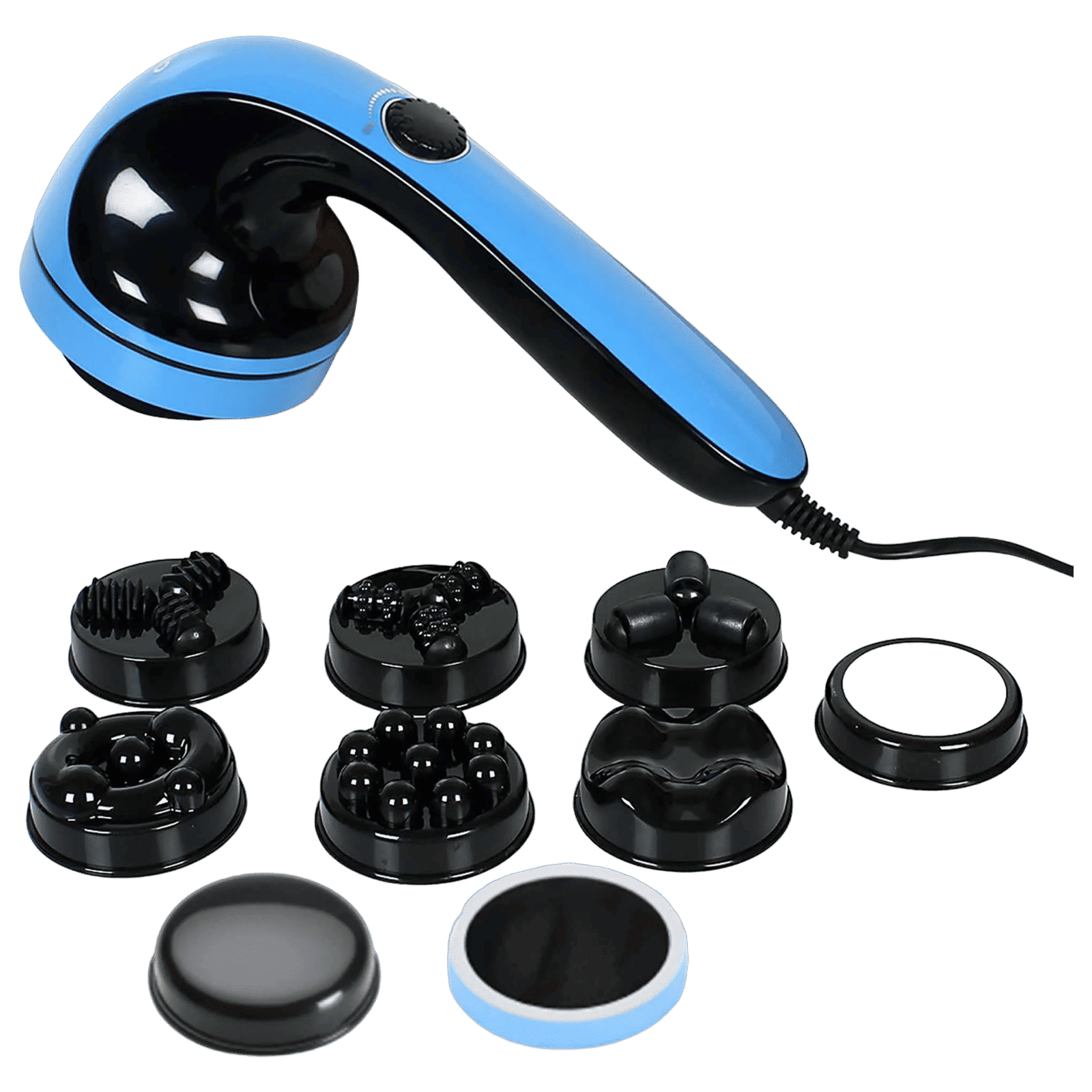 AGARO Regal Full Body Massager (Percussion Technology, Cloth Mesh Cover, 33323, Blue)_1