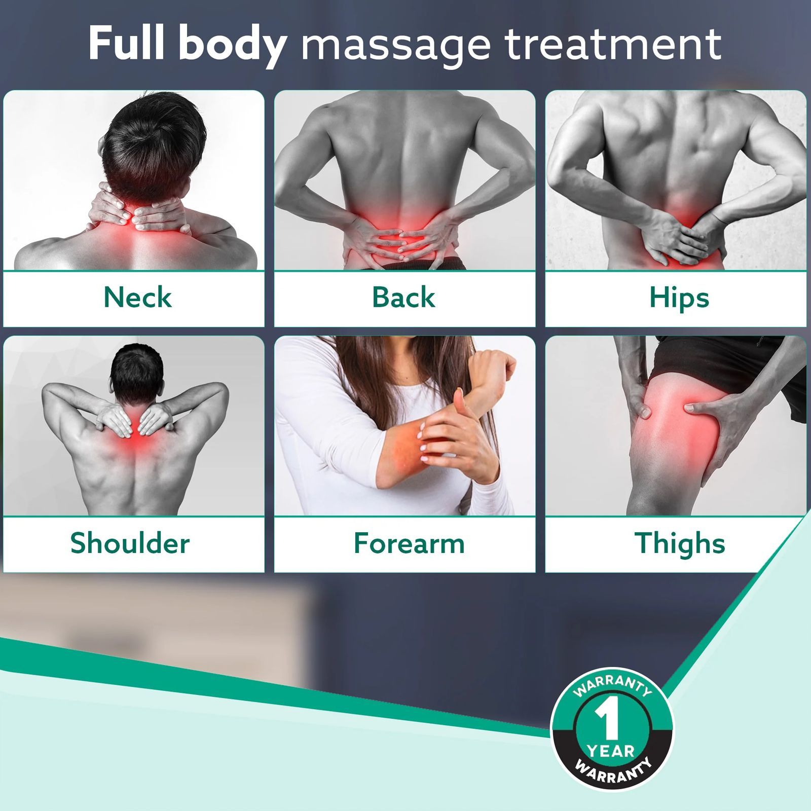 AGARO Galaxy Full Body Massager (High Torque Motor, 34024, Black)_4