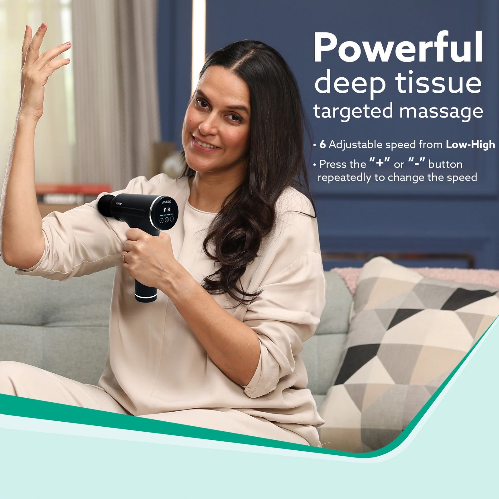 AGARO Galaxy Full Body Massager (High Torque Motor, 34024, Black)_6