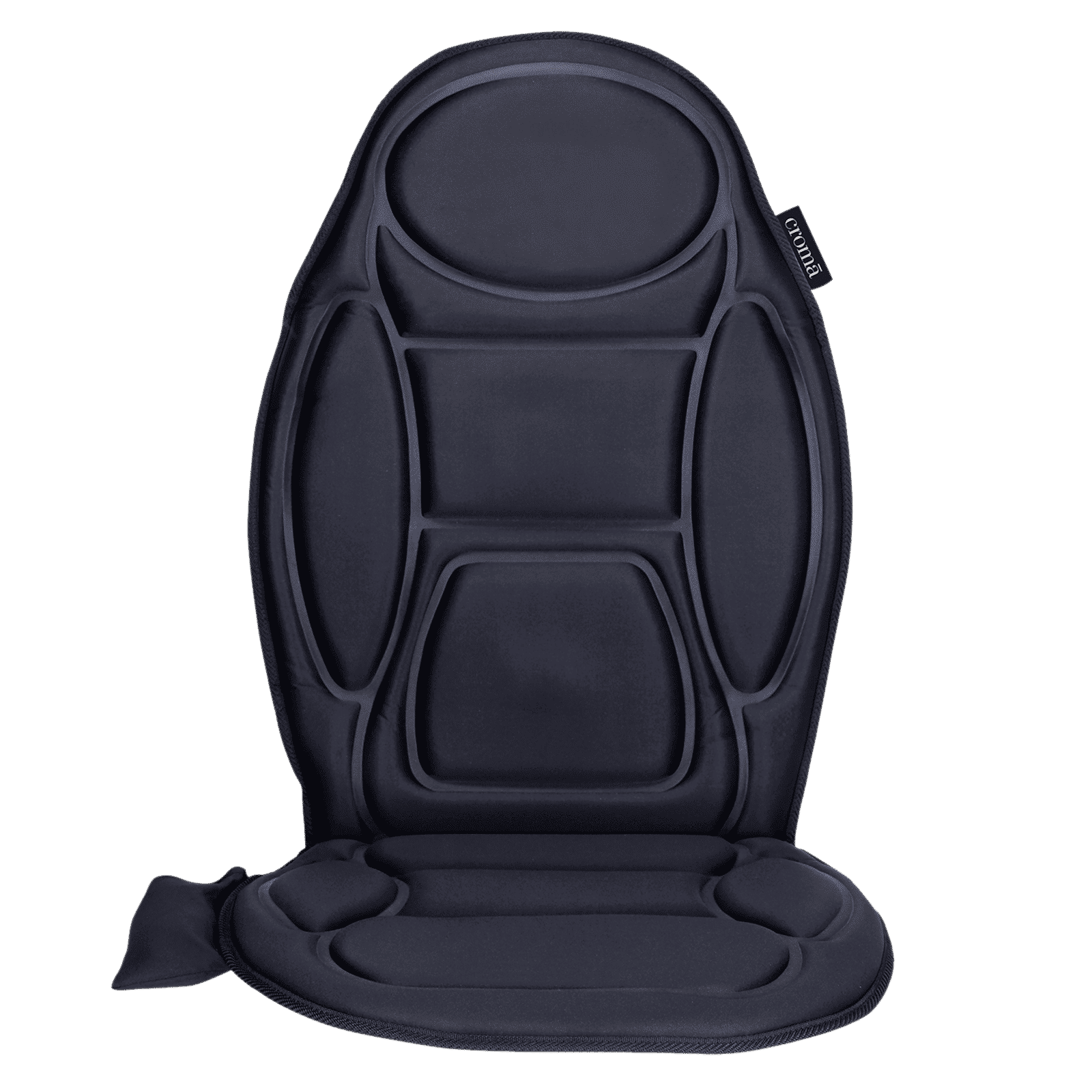 Croma Back Massager Seat (Isolation Massage, Black)_1