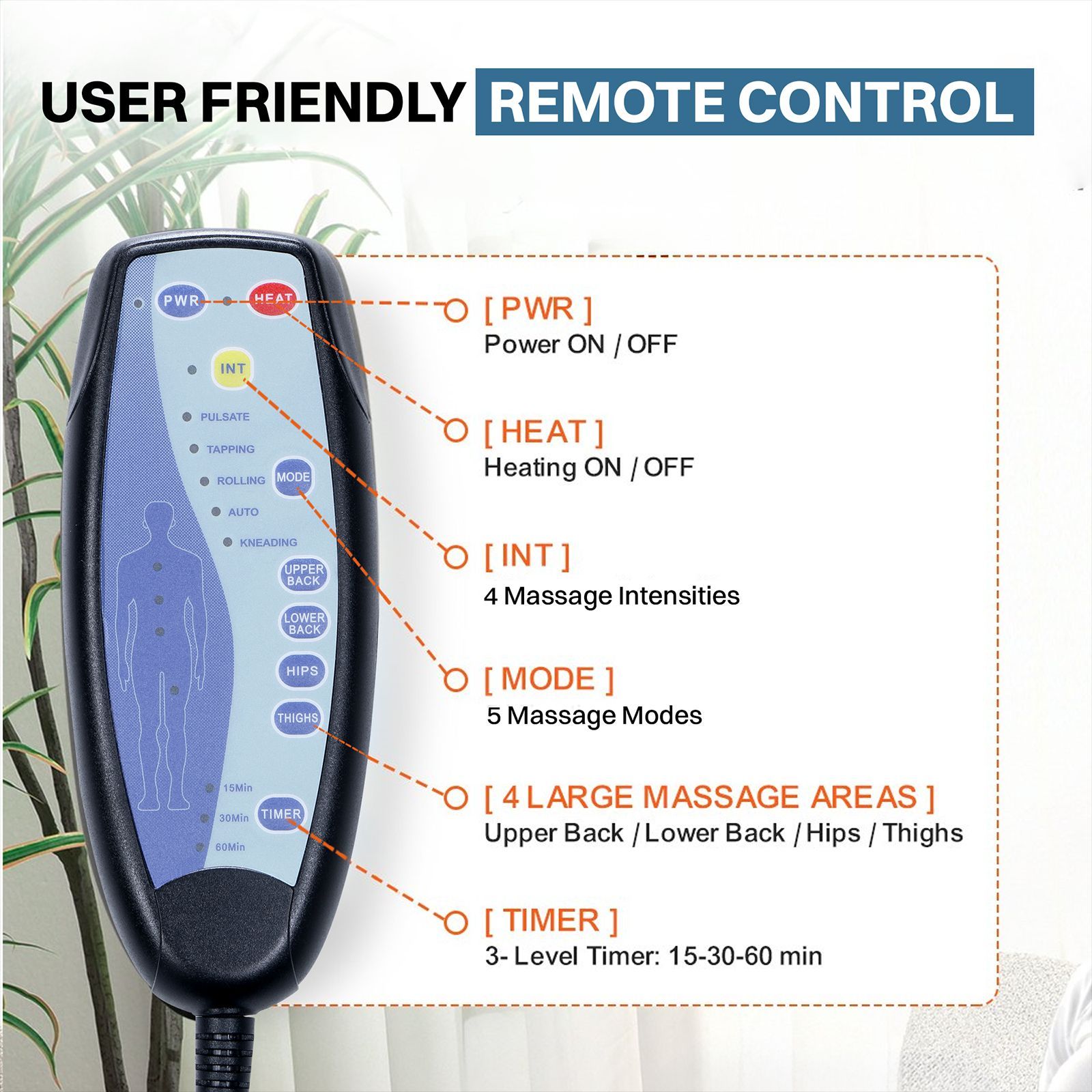 Croma Back Massager Seat (Isolation Massage, Black)_11