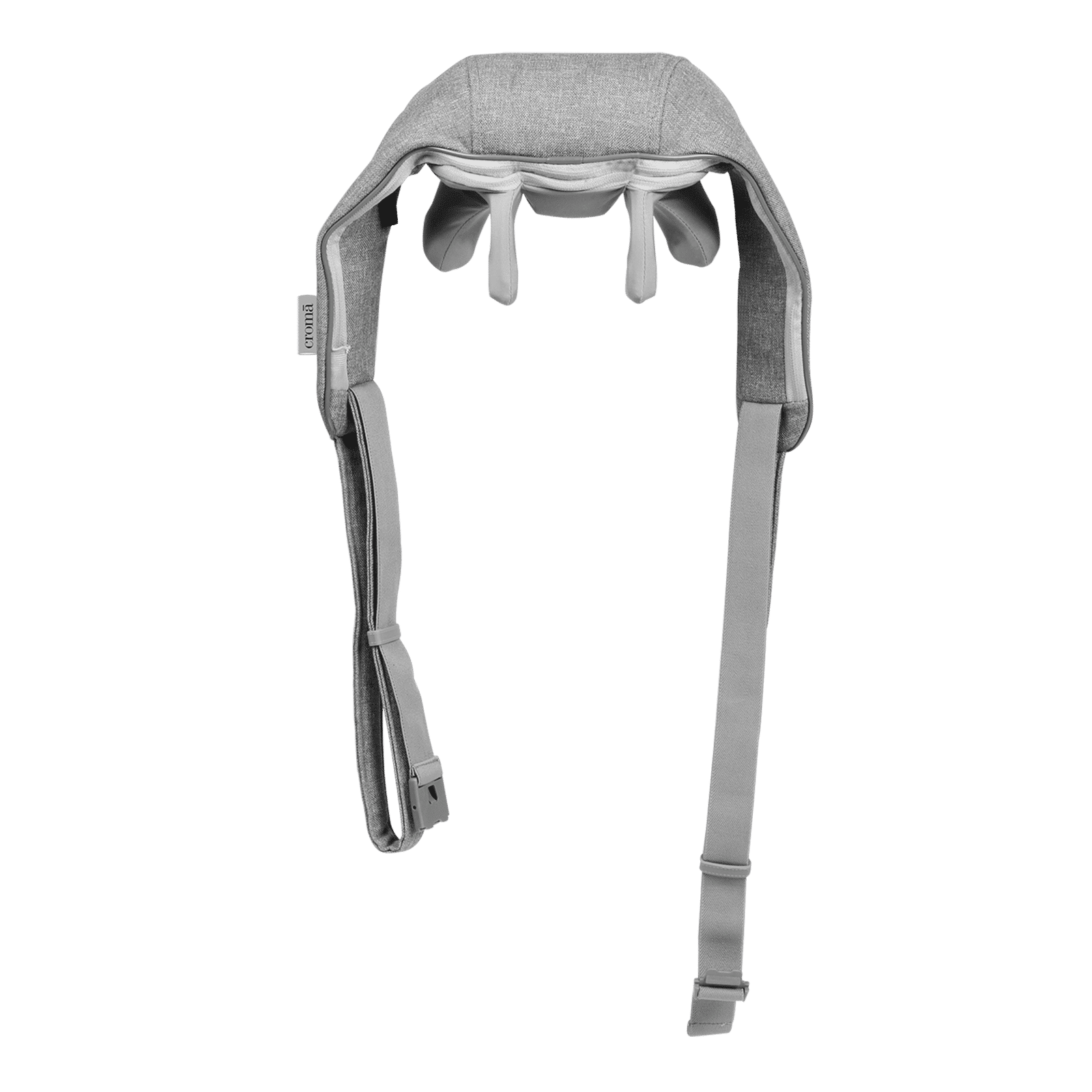 Croma Neck and Shoulder Massager (Zipped Fabric, Grey)_10