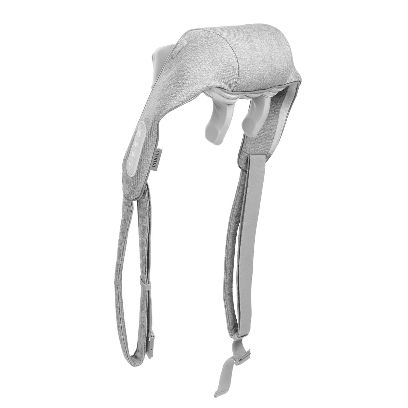 Croma Neck and Shoulder Massager (Zipped Fabric, Grey)_2