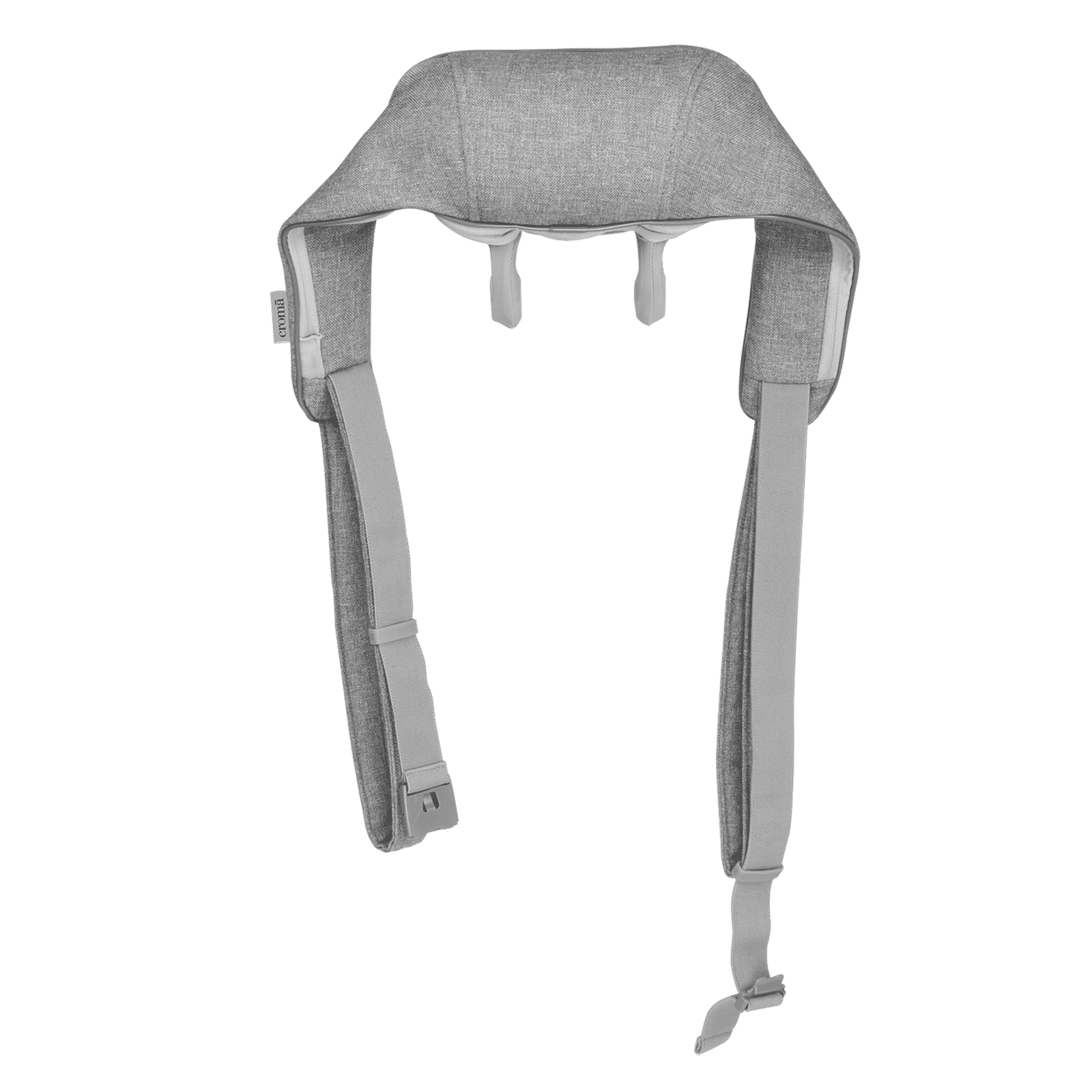 Croma Neck and Shoulder Massager (Zipped Fabric, Grey)_6