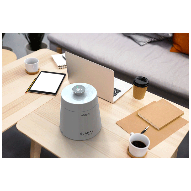 SVARAS Home Rechargeable UV Sterilizer (Voice Alarm, X2 Pro, White)_4