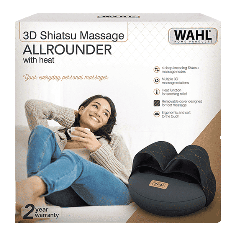 WAHL WMMP60324 Shiatsu All-in-1 Massager (Shiatsu Massage, HEM-6232T, Grey)_3