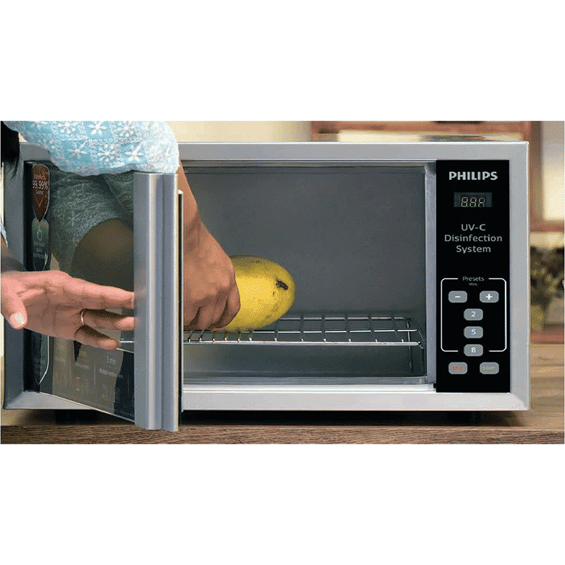 PHILIPS UVDSPHL15L Electric Powered Germicidal Lamp UV-C Disinfection System (15 litres, No Leakage and Uniform Coverage, Disinfection for Grocery and Mobile Phones, 929002473913, Silver)_7