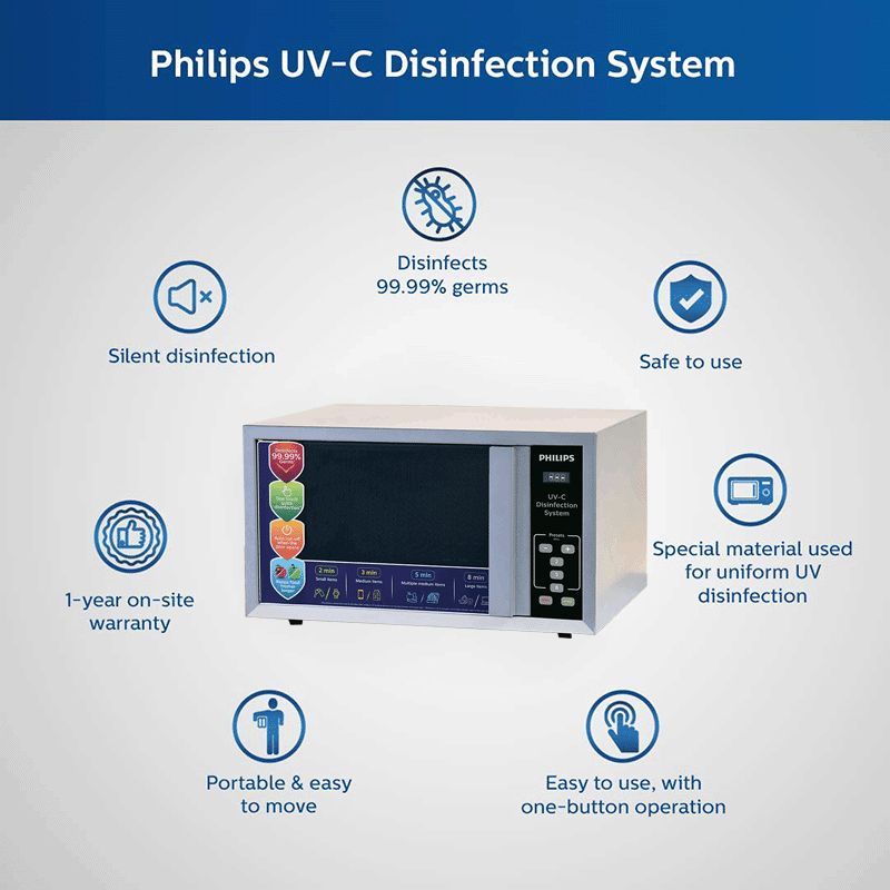 PHILIPS UVDSPHL30L Electric Powered Germicidal Lamp UV-C Disinfection System (30 litres, No leakage and Uniform Coverage, Disinfection for Grocery, Mobiles, Electronics, Baby products, Currency Note, 929002474013, Silver) PHILIPS UVDSPHL30L Electric Powered Germicidal Lamp UV-C Disinfection System (30 litres, No leakage and Uniform Coverage, Disinfection for Grocery, Mobiles, Electronics, Baby products, Currency Note, 929002474013, Silver)_3