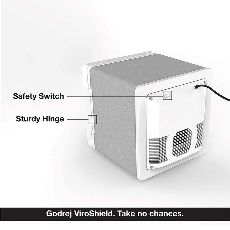 Godrej ViroShield 4.0 Electric Powered UV Disinfection System (30ltrs, 42281531SD00001, White)_5
