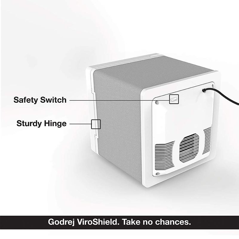 Godrej ViroShield 4.0 Electric Powered UV Disinfection System (30ltrs, 42281531SD00001, White)_4