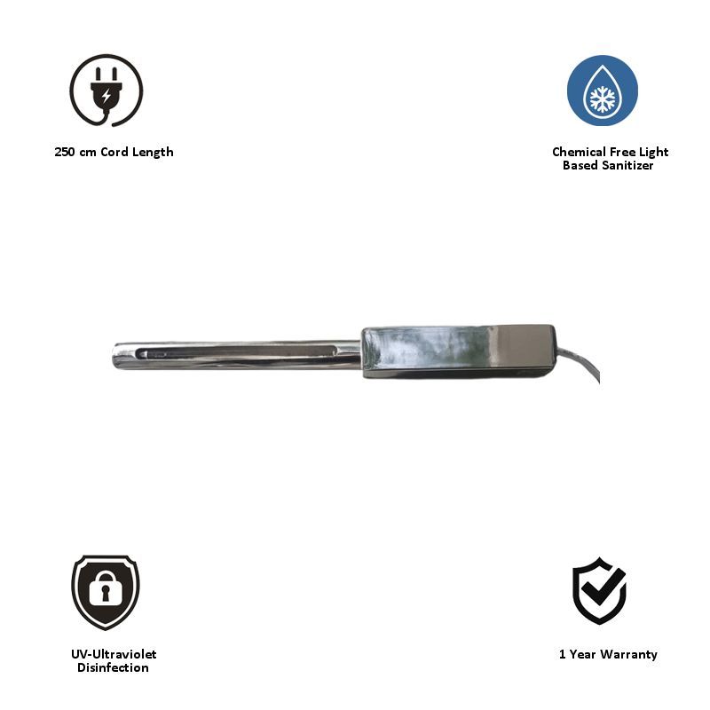 Peng Essentials Electric Lightizer Sanitizer (11.5 Watt Power, UV C, Silver)_4
