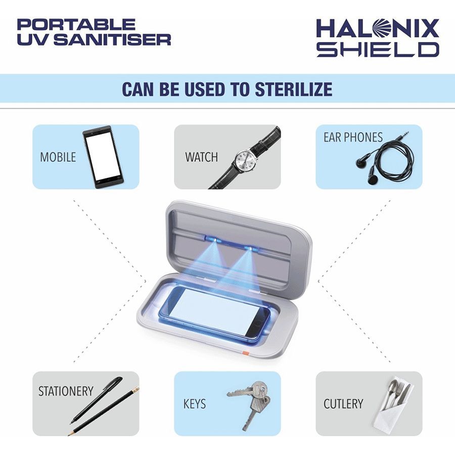 HALONIX 360 Degree All Round Sterilization UV Sanitizer (Mobitizer, White) HALONIX 360 Degree All Round Sterilization UV Sanitizer (Mobitizer, White)_3