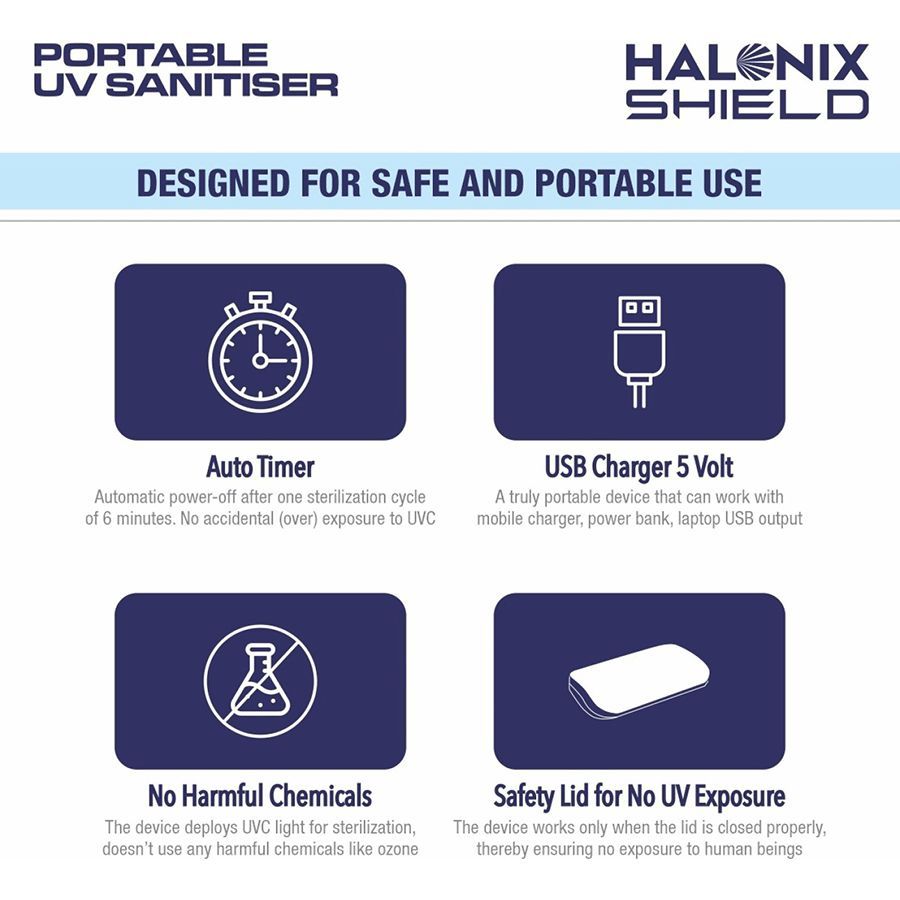 HALONIX 360 Degree All Round Sterilization UV Sanitizer (Mobitizer, White) HALONIX 360 Degree All Round Sterilization UV Sanitizer (Mobitizer, White)_6