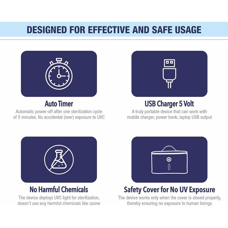 HALONIX 5 min Automatic Sterilization UV Sanitizer (Vanitizer, Grey) HALONIX 5 min Automatic Sterilization UV Sanitizer (Vanitizer, Grey)_6