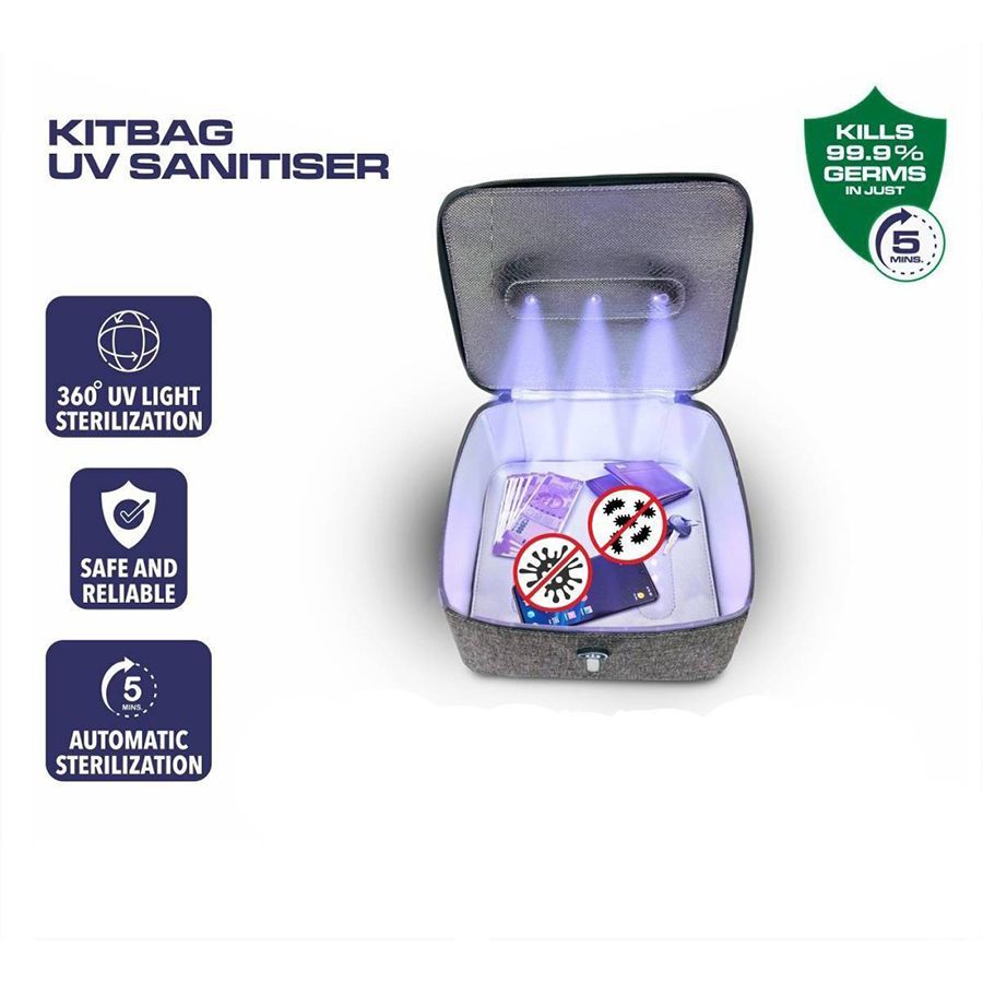 HALONIX 5 min Automatic Sterilization UV Sanitizer (Vanitizer, Grey) HALONIX 5 min Automatic Sterilization UV Sanitizer (Vanitizer, Grey)_3