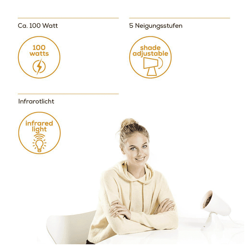 beurer Infrared Lamp (Soothing Heat, IL11, White)_7