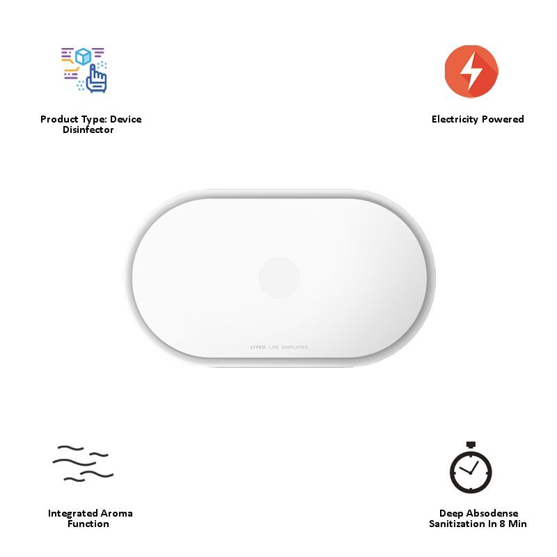 LYFRO Electric UV Sanitizer Box (Capsule, White) LYFRO Electric UV Sanitizer Box (Capsule, White)_5