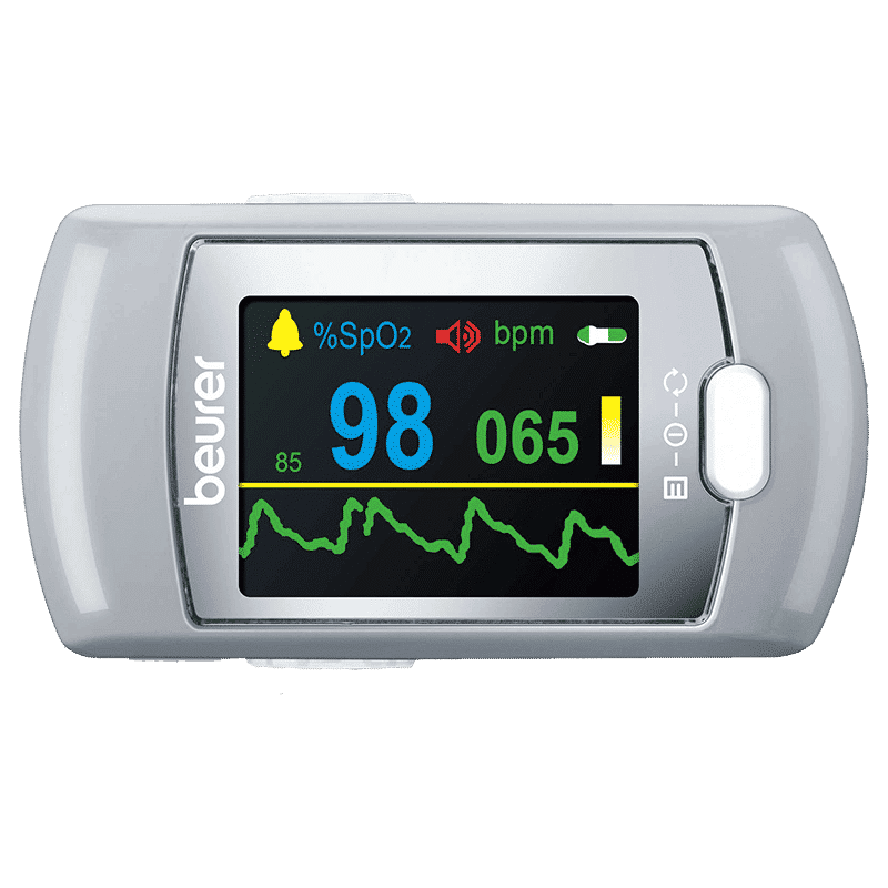 beurer Pulse Oximeter (XL Colour Display, PO80, Grey)_1