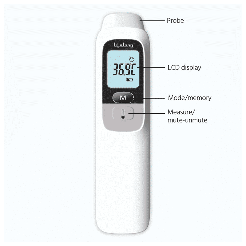 Lifelong Infrared Non Contact IR Thermometer (JA-11A, White) Lifelong Infrared Non Contact IR Thermometer (JA-11A, White)_7