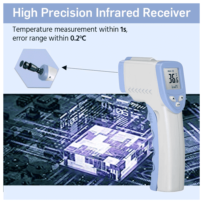 Lifelong Infrared Digital Thermometer (DT8861, White)_6