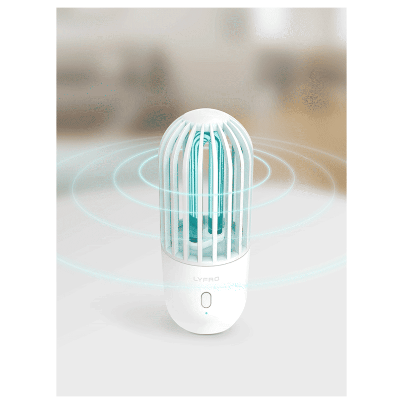 LYFRO Battery Powered Sanitizing Lamp (Disinfects Up To 99.9 Percent, Hova, White)_9