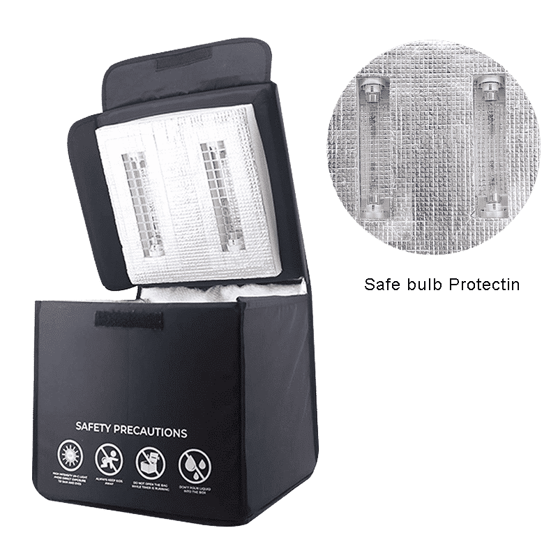 Arctic Fox UV-C Virus Germicidal Bulb Diffuser Bag (20 Ltrs, FEXUTBBLKWZ120020, Black)_7