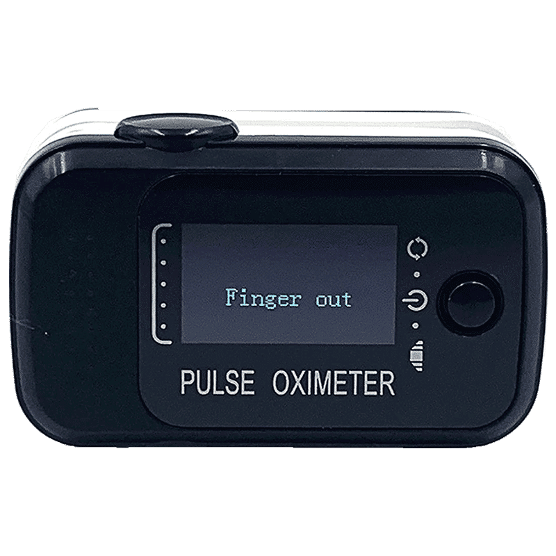 iGear Health Series Pulse Oximeter (SpO2, PR BPM and PI Display, iG-PO1, Black/White)_1