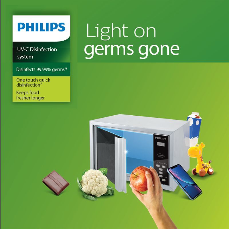 PHILIPS UVDSPHL15L Electric Powered Germicidal Lamp UV-C Disinfection System (15 litres, No Leakage and Uniform Coverage, Disinfection for Grocery and Mobile Phones, 929002473913, Silver)_10