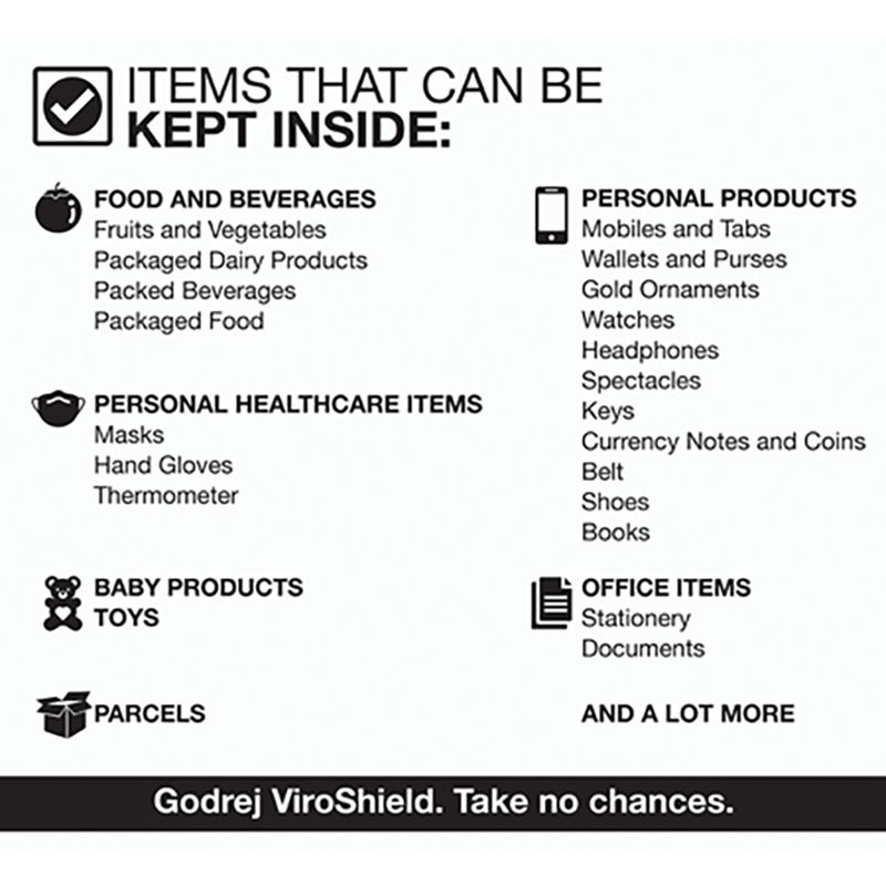 Godrej ViroShield 4.0 Electric Powered UV Disinfection System (30ltrs, 42281531SD00001, White)_10