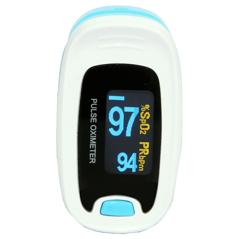 CONTEC Pulse Oximeter (Low Power Consumption, CMS50N1, Blue)_3