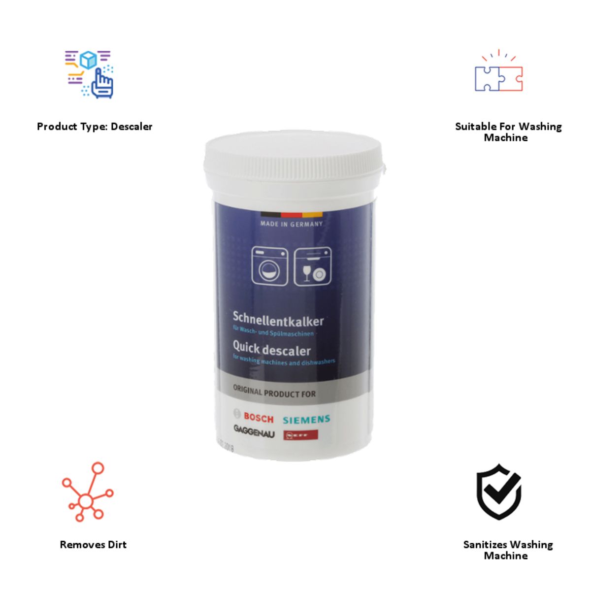 BOSCH Quick Descaler for Washing Machines and Dishwasher (311921, White)_6