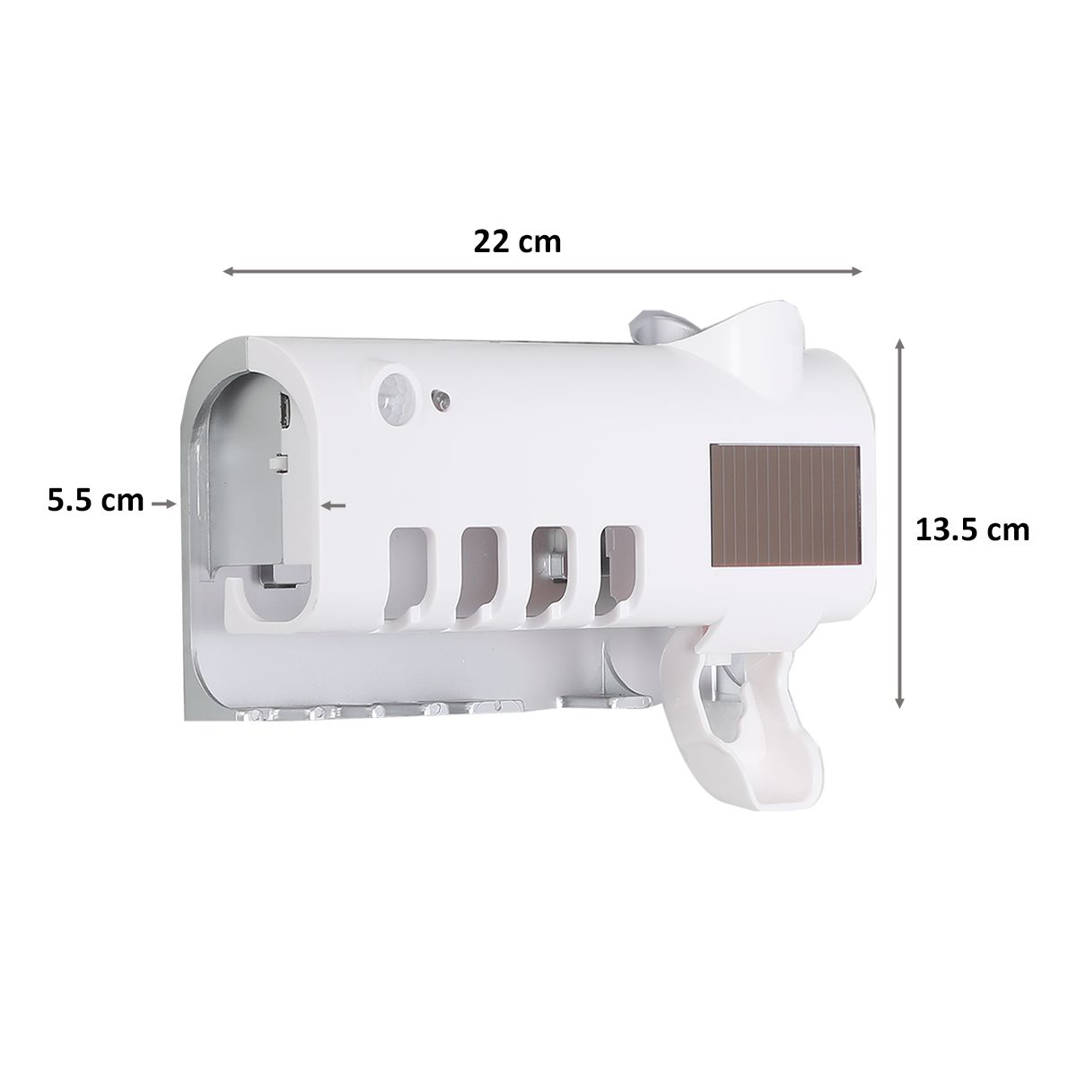 WONDERCHEF Battery, Solar Powered UV Toothbrush Sterilizer (Sterilization Up To 99.5 Percent, 63153586, White)_2