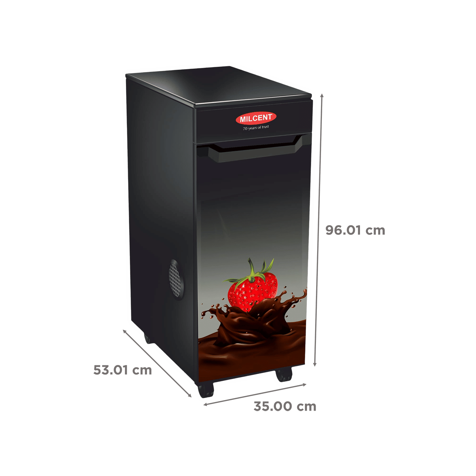 MILCENT Stylo Plus VC Choco Strawberry 750 Watts 6.5 Kg Flour Mill Machine (Fully Automatic, 1000190401013, Pink)_3