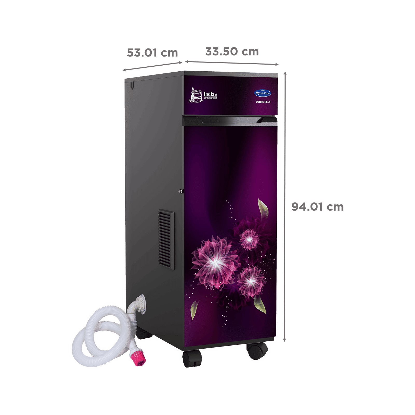 Mycro fine Desire Plus 6.5 Kg Flour Mill Machine (6  Blade SS Rotar, LMFA0379, Shiny Star)_3