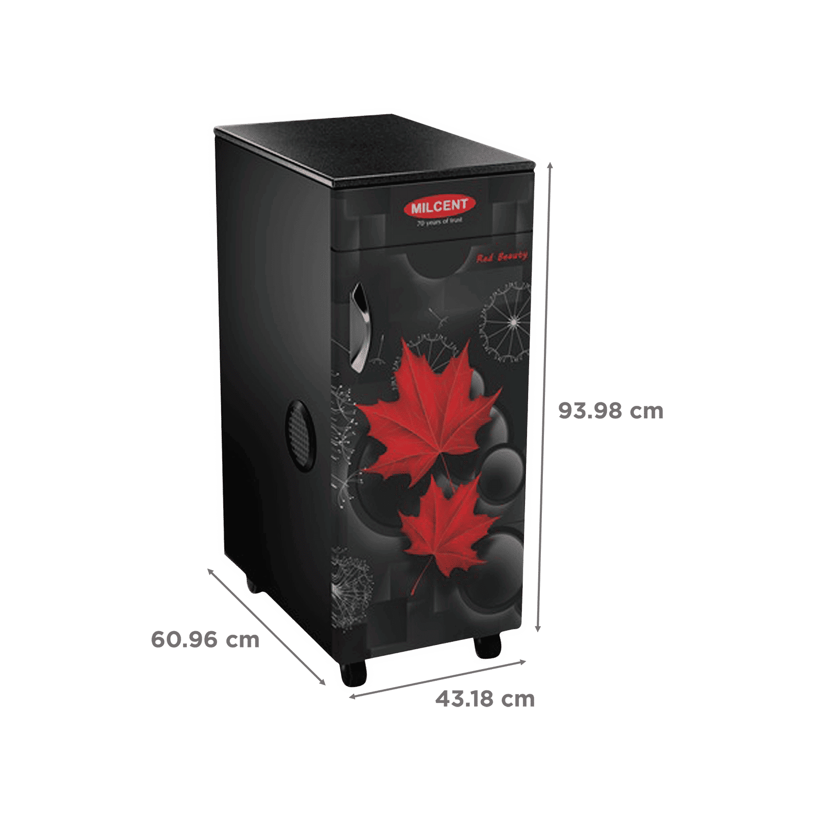 MILCENT Platinum Plus VC 210 Watts 6.5 Kg Flour Mill Machine (Automatic Operation, Black)_3