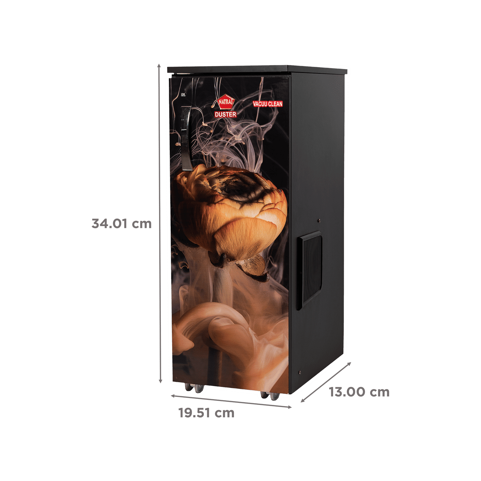 NATRAJ Duster 4.5 Kg Flour Mill Machine (SKF Bearing Child Safety, VC 109, Brown)_3