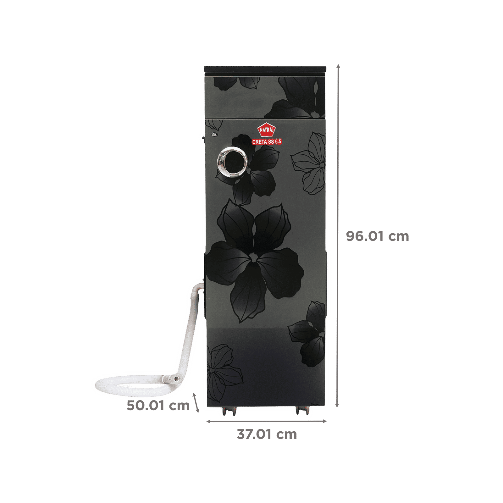 NATRAJ Creta Designer 746 Watts 6.5 Kg Flour Mill Machine (Auto Clean Feature, VC-111, Black)_3