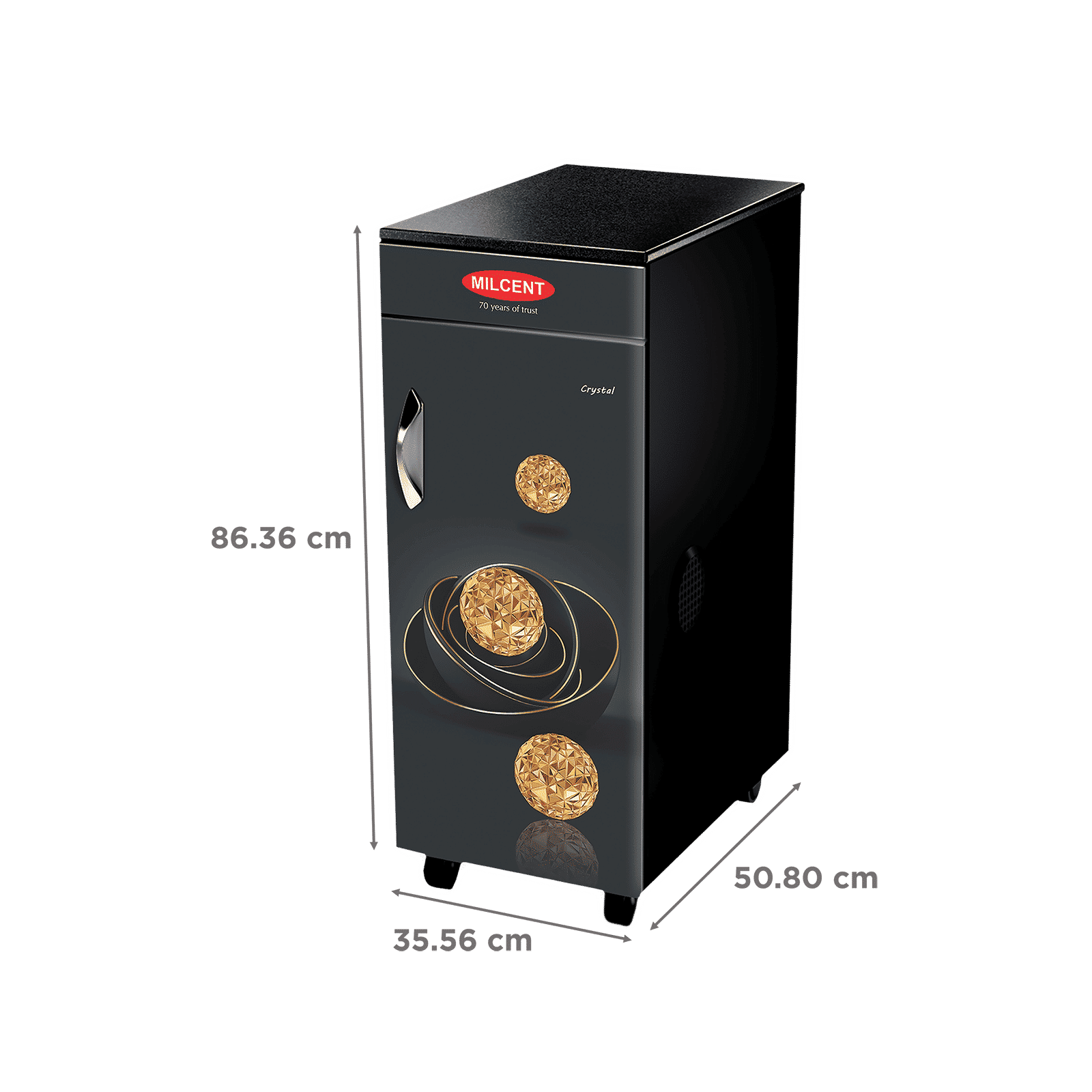 MILCENT Active Plus 210 Watts Flour Mill Machine (Stainless Steel Blade, Active Plus VC 210, Black) MILCENT Active Plus 210 Watts Flour Mill Machine (Stainless Steel Blade, Active Plus VC 210, Black)_3