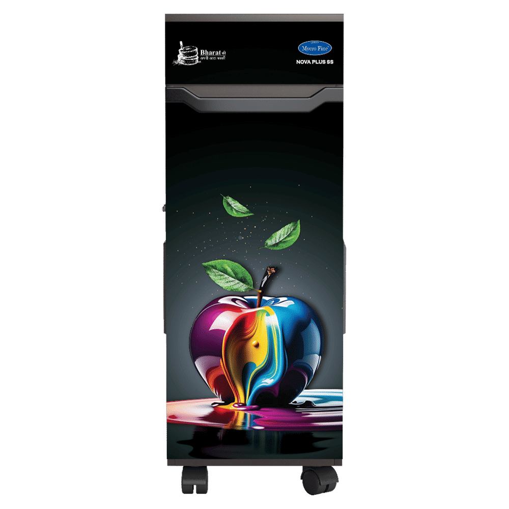 Mycro Fine NOVA Series 750 Watts 6.5 Kg Flour Mill Machine (Aircooled Filter, NOVAPLUS SS Fantacy Apple, Black)_1