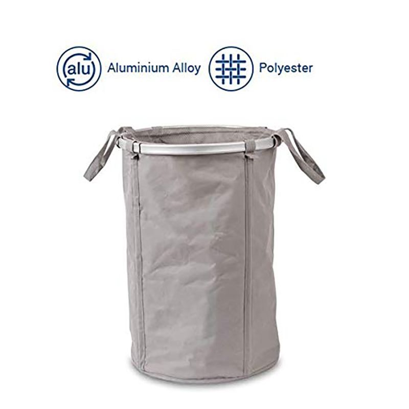 sabichi Round Foldable Laundry Basket (183170, White)_3